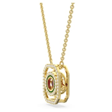 Alea necklace, Multicoloured, Gold-tone plated - Swarovski, 5649785