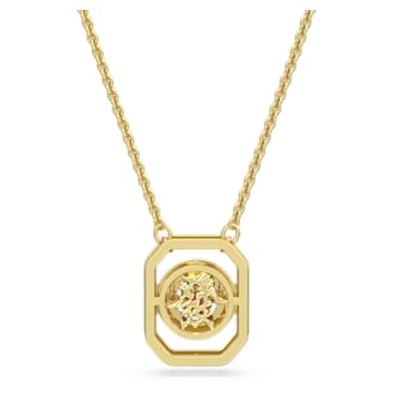 Alea necklace, Multicoloured, Gold-tone plated - Swarovski, 5649785