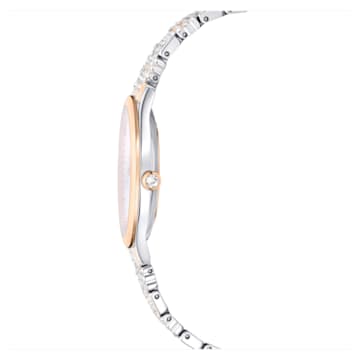 Attract horloge, Swiss Made, Pavé, Metalen armband, Roségoudkleurig, Gemengde metaalafwerking - Swarovski, 5649987