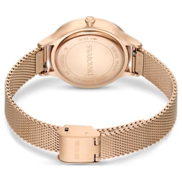Zegarek Octea Nova, Swiss Made, Metalowa bransoleta, W odcieniu różowego złota, Powłoka w odcieniu różowego złota - Swarovski, 5650011