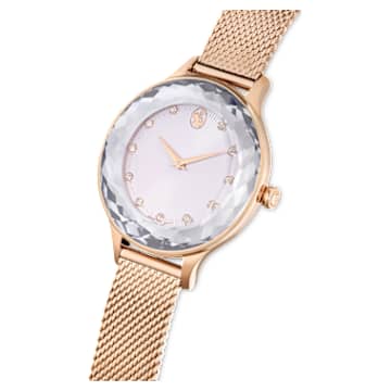 Ročna ura Octea Nova, Izdelano v Švici, Kovinska zapestnica, Odtenek rožnatega zlata, Prevleka v rožnato zlatem odtenku - Swarovski, 5650011