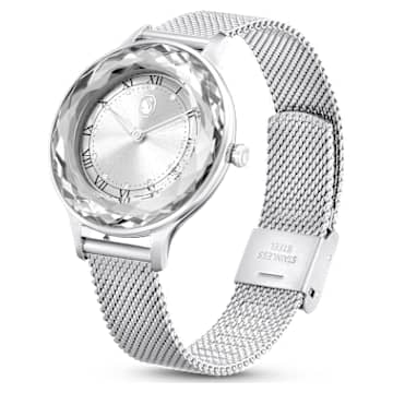 Relógio Octea Nova, Fabrico suíço, Pulseira de metal, Prata, Aço inoxidável - Swarovski, 5650039