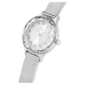 Ročna ura Octea Nova, Izdelano v Švici, Kovinska zapestnica, Srebrn odtenek, Nerjavno jeklo - Swarovski, 5650039