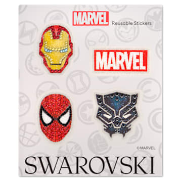 Marvel removable stickers, Set (4), Multicolored - Swarovski, 5650572