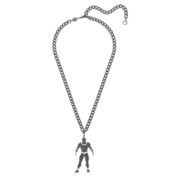 Marvel Black Panther necklace, Black Panther, Black, Ruthenium plated - Swarovski, 5650573