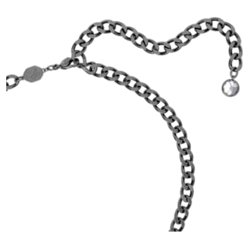 Marvel Black Panther necklace, Black Panther, Black, Ruthenium plated - Swarovski, 5650573