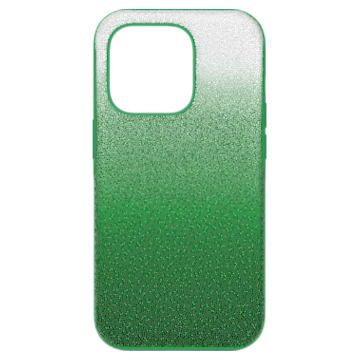 Swarovski High smartphone case, Color gradient, iPhone 14 Pro, Green