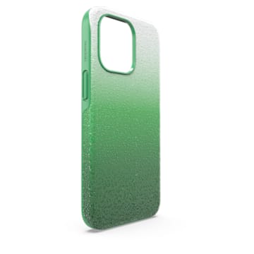 High smartphone case, iPhone® 13 Pro, Green - Swarovski, 5650681