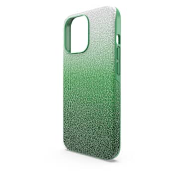 High smartphone case, iPhone® 13 Pro, Green - Swarovski, 5650681