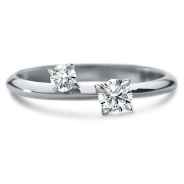 Intimate ring, Diamond TCW 0.27 carat, 18K white gold - Swarovski, 5651232