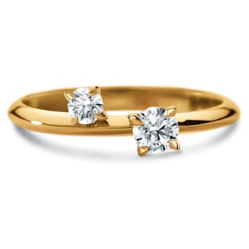 Intimate ring, Diamond TCW 0.27 carat, 18K yellow gold - Swarovski, 5651235