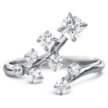 Intimate ring, Diamond TCW 0.98 carat, 18K white gold - Swarovski, 5651239