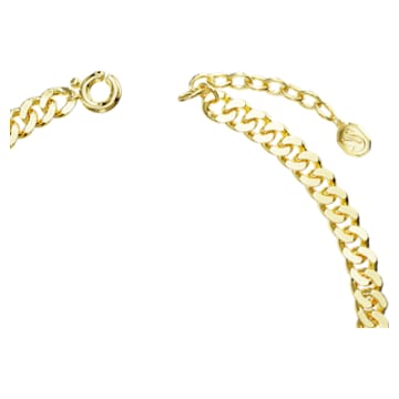 Chroma choker, Mixed cuts, Multicolored, Gold-tone plated - Swarovski, 5651288