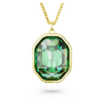 Chroma pendant, Mixed cuts, Large, Multicolored, Gold-tone plated - Swarovski, 5651293