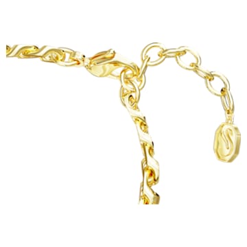 Chroma bracelet, Mixed cuts, Multicolored, Gold-tone plated - Swarovski, 5651295