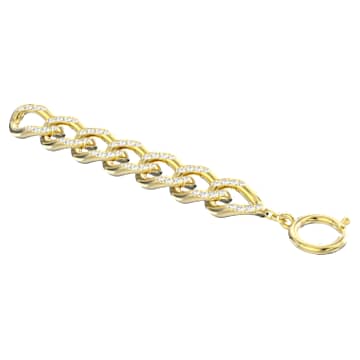 Dextera extender, White, Gold-tone plated - Swarovski, 5652567