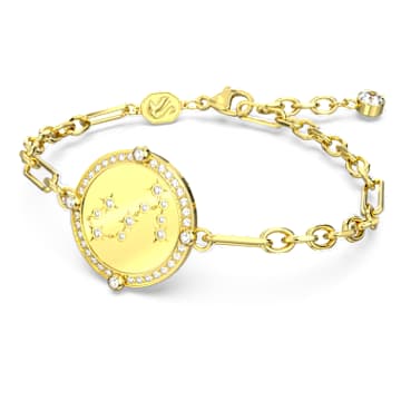 Zodiac Armband, Skorpion, Goldfarben, Goldlegierungsschicht - Swarovski, 5652790
