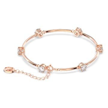 Constella karperec, Körmetszéses, Fehér, Rózsaarany-tónusú bevonattal - Swarovski, 5654495