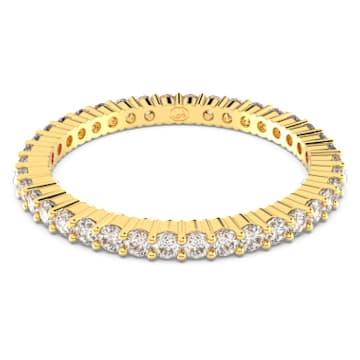 White gold swarovski ring discount