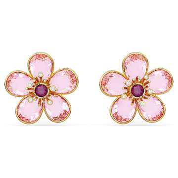 スワロフスキー♡ドロップピアス♡美品♡ローズゴールド♡ Swarovski ローズゴールド ピアス Ginger ドロップピアス