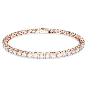 スワロフスキーMatrix Tennis ブレスレット ミックスカット Matrix Tennisブレスレット, ミックス・ラウンド・カット, ホワイト