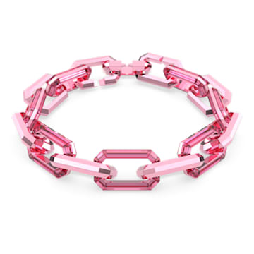 Lucent necklace, Statement, Pink - Swarovski, 5657669