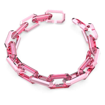 Lucent necklace, Statement, Pink - Swarovski, 5657669