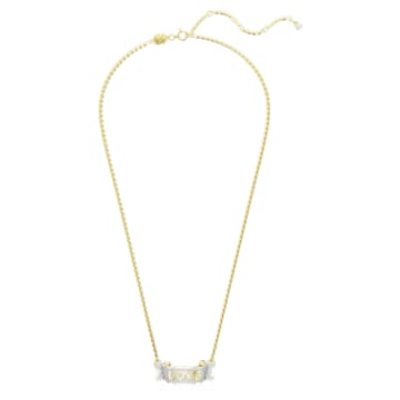 Volta Love Halskette, Weiß, Goldlegierungsschicht - Swarovski, 5657725
