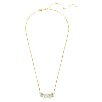 Volta Love necklace, White, Gold-tone plated - Swarovski, 5657725