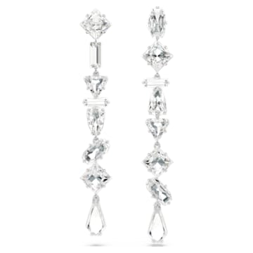 Paire de pendants d'oreille émeraudes, onyx et diamants, "Panthère