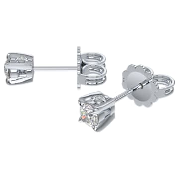 Eternity stud earrings, Diamond TCW 0.25 carat, 14K white gold - Swarovski, 5665522