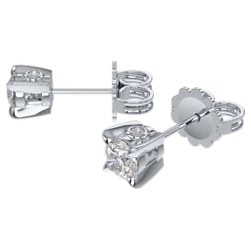 Eternity stud earrings, Diamond TCW 0.50 carat, 14K white gold - Swarovski, 5665523