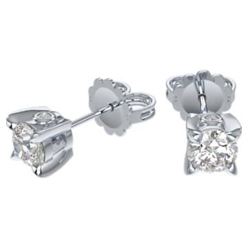 Eternity stud earrings, Diamond TCW 0.75 carat, 14K white gold - Swarovski, 5665524