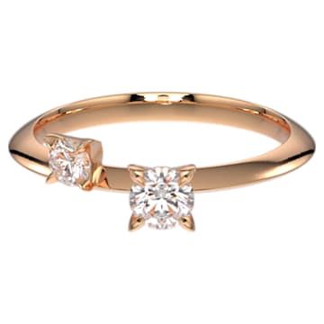 Intimate ring, Diamond TCW 0.27 carat, 14K rose gold - Swarovski, 5665530