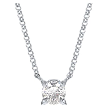 Eternity pendant, Diamond TCW 0.25 carat, 14k white gold - Swarovski, 5665539
