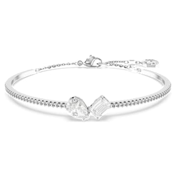 SWAROVSKI ワイド ミックスカット グラマラス バングル Sublima 