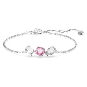 Pink discount silver bracelet