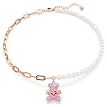 swarovski unaネックレス ローズゴールド ピンク クローバー 箱有 Una necklace, Clover, Pink, Rose gold-tone plated | Swarovski