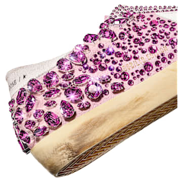 Sneakers Golden Goose Super-Star, Da donna, Rosa - Swarovski, 5672647