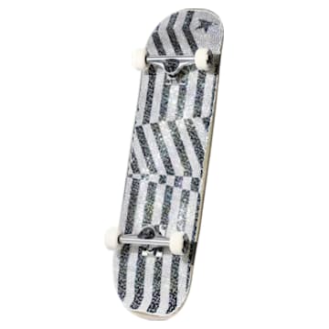 Golden Goose skateboard, Black and white - Swarovski, 5672661