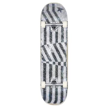 Golden Goose skateboard, Black and white - Swarovski, 5672661