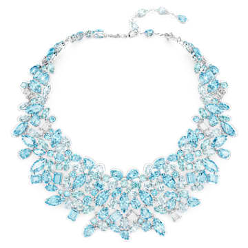 [SWAROVSKI] Gema レイヤードネックレス CRY/RHS Gema ネックレス, ミックスカット, マルチカラー, ロジウム