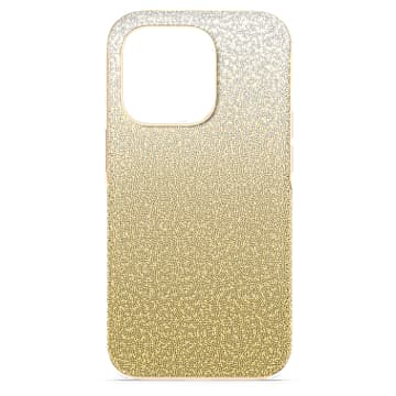【スワロフスキー】クリスタル iPhone13 iPhone14ケース Gold スワロフスキー】クリスタル iPhone13 iPhone14ケース ゴールド