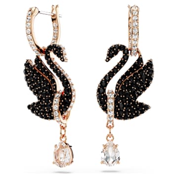 Swarovski black stud earrings hotsell