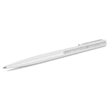 Crystalline ballpoint pen, Gray, Gray lacquered, Chrome Plated