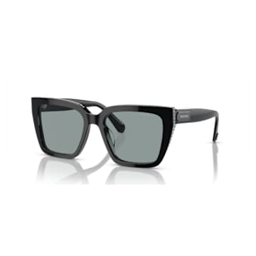 Occhiali da sole Forma quadrata SK6013 Neri Swarovski