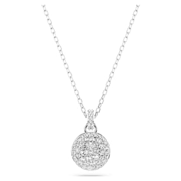 国内即発 [SWAROVSKI] Meteora レイヤードペンダント Sublima ペンダント, ホワイト, ゴールドトーン・プレーティング