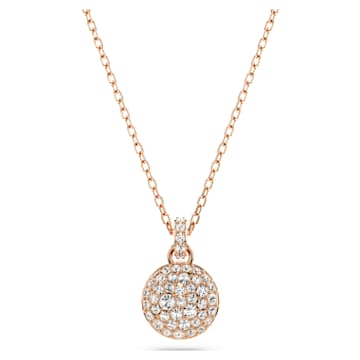 Meteora Anhänger, Weiß, Roségold-Legierungsschicht | Swarovski