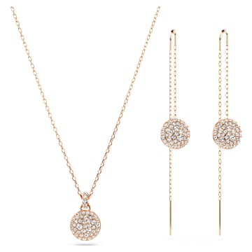 Swarovski rose gold set deals