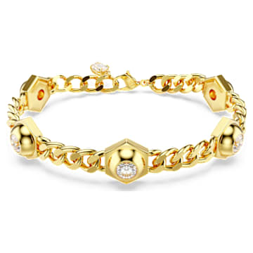 スワロフスキー Swarovski Numina バングル 5620753 グリーン Numina bangle, Mixed cuts, Gray, Gold-tone plated | Swarovski